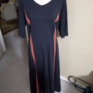 eShakti - Color Block Dress